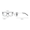 8808 Glasses Frame Light Plastic&Metal Eyeglasses Frame for Man and Woman Computer Game Reading Glasses Replacement Frame