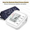 Upper Arm Style Automatic Electronic Blood Pressure Monitor with Large LCD Display Digital Intelligent Blood Pressure Meter Measurement Tool