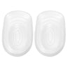 1 Pair Silicone Heel Insoles Shoe Cushion Pad Transparent Pad Massager Protector High Heel Shoe Elastic Foot Care Anti-slip