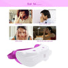 MKS Eye SPA Massager Hot Steam Eye Massager Vibrating Massage Eyes Phototherapy Beauty Eyes Instruments USB Charge