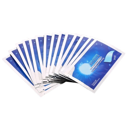 14pcs/box 3D Teeth Whitening Strips Teeth Dental Whitening Cleaning Double Elastic Gel Strips Dental Whitening Tools