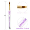 1pc Nail Art UV Gel Paint Pen Pen Pert Art Art Brush Brush Acrylic UV Gel Polic