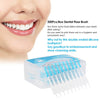 200Pcs/Box Dental Floss Interdental Brush Teeth Stick Toothpick Soft Silicone Double-ended Tooth Picks Oral Care