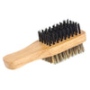 Men's Beard Brush Double-sided Facial Hair Brush Shaving Comb Male Mustache Brush Solid Wood Handle Optional Size