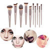 GUJHUI Proofessional Makeup Brush Facial Makeup Brush Cosmetic Brushes Multifunctional Eyebrow Blush Foundation Powder Brush Beauty Tools