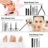 18Pcs Stainless Steel Nail Clipper Cutter Manicure and Pedicure Set