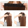 Five Clips One Piece Clip in Hair Extension Wig