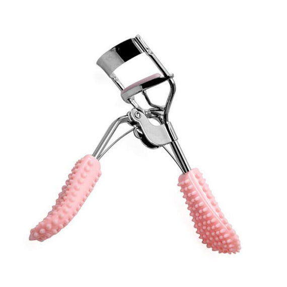 Wide Premium Eyelash Curling Clip - Pink