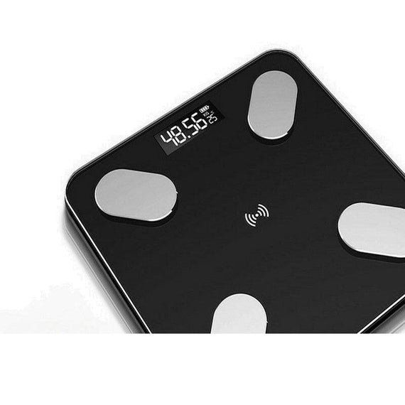 Wireless Bluetooth Body Fat Scale - Black