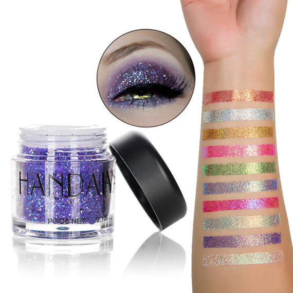 Women Glitter Sequin Shiny Eyeshadow - Purple