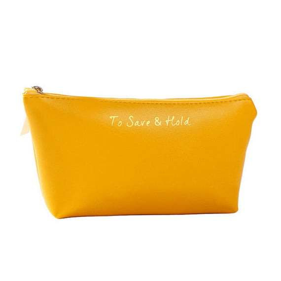 Women Premium Cosmetic Case Organizer - Yellow