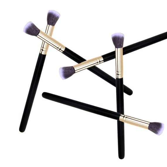 Women's Makeup Cosmetic Brushes Tool - Black