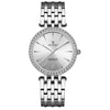 Women's Premium Tone Quartz Watch - Silver