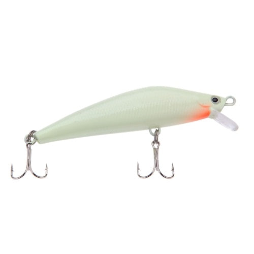 3D Luminous Night Bait Minnow Lure Hard Bait Lure Fish Hook 82mm 8g Artificial Fishing Tackle Accessory With Two Triangle Hooks