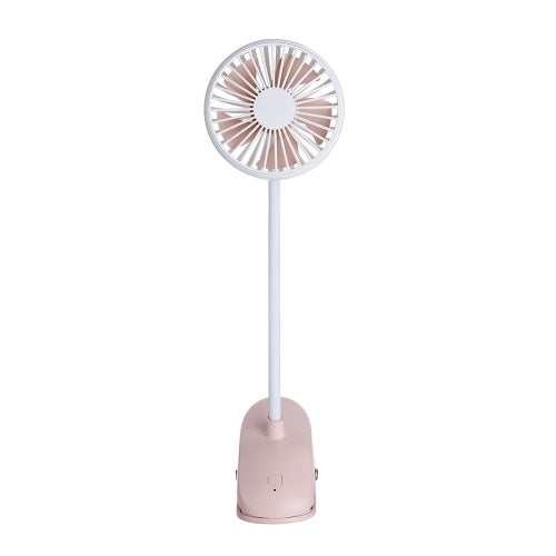 Portable USB Rechargeable Clip-on Fan