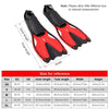 Lixada Adults Diving Fins Full Foot Diving Fins Close Heel Training Flippers Foot