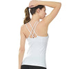 Women's Yoga Shirt Open Back Tops