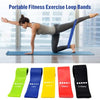 5PCS Sports Exercise Resistance Loop Bands Set