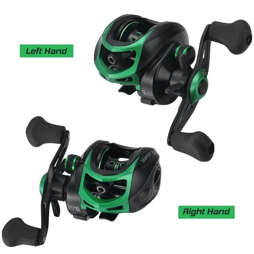 Lightweight High Speed 9.1:1 Gear Ratio Baitcast Fishing Reel