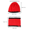 2 PCS Winter Hat Scarf Set