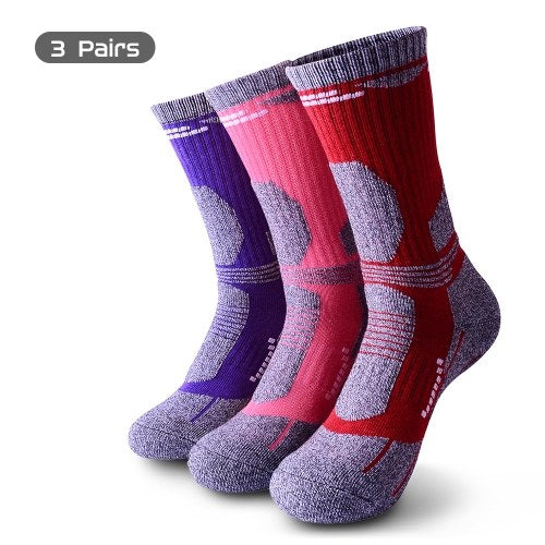 3 Pairs Men Women Thermal Moisture-wicking Breathable Socks