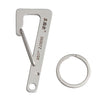 Carabiner Keychain Stainless Steel Pocket Tool