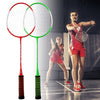 1 Pair of Badminton Racket High Elastic Sponge Grip Shot High-Grade Badminton Racquet