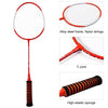 1 Pair of Badminton Racket High Elastic Sponge Grip Shot High-Grade Badminton Racquet