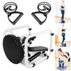 Multifunctional Mini Fitness Twist Stepper Electronic Display Home Exericse Workout Chair Seat with Resistance Bands Abdominal Training Push Up Fitness Equipment