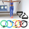 15Pcs Resistance Bands Set Workout Fintess Exercise Rehab Bands Loop Bands Tube Bands Door Anchor Ankle Straps Cushioned Handles