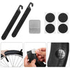 2pcs Bike Tube with Tyre Repair Tool Kits Pry Bar Glue- free Tyre Patch Bicycle Inner Tube Tyres Road MTB Bike Interior Tire Tube Bicycle Repair for Multipurpose Emergency Tire Repair Set