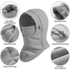 Balaclava Hood Ski Face Mask Neck Warmer Winter Fleece Hat for Women and Men