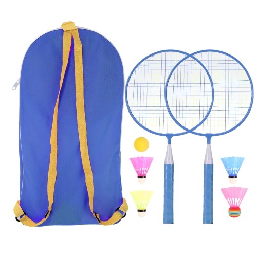 Badminton Racket for Children 1 Pair, Nylon Alloy Pracitical Professional Racquet Set for Children Indoor/Outdoor Sport Game