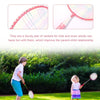 Badminton Racket for Children 1 Pair, Nylon Alloy Pracitical Professional Racquet Set for Children Indoor/Outdoor Sport Game