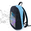 Backpack with LED Display Screen Outdoor Dynamic Advertising Backpack DIY Wireless LED Walking Advertising Backpack