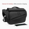 Ozuko New Style Multifunctional Men's Messenger Bag USB Waterproof College Student Fashion Brand Shoulder Bag