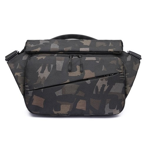 Ozuko New Style Multifunctional Men's Messenger Bag USB Waterproof College Student Fashion Brand Shoulder Bag