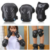 Knee Pads Set 6 Protector Kit Knee Pads Elbow Pads Wrist Guards Protective Equipment Set Safety Protection Pads for Skateboard Cycling Riding