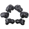 Knee Pads Set 6 Protector Kit Knee Pads Elbow Pads Wrist Guards Protective Equipment Set Safety Protection Pads for Skateboard Cycling Riding