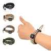 Lixada 19PCS Paracord Bracelet with Outdoor Survival Gear Kit Fire Starter Compass