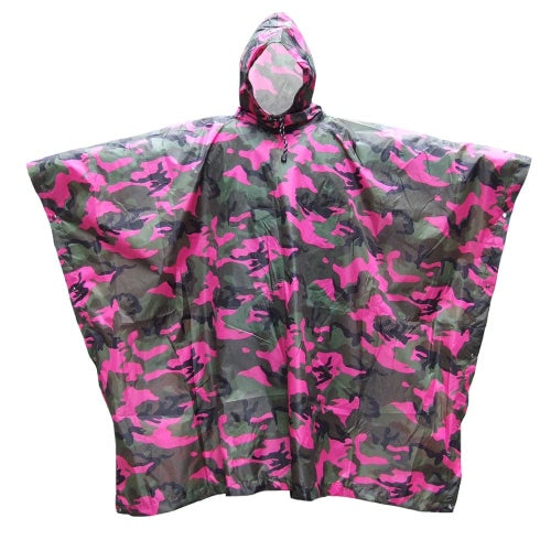 Lixada 3 in 1 Multifunctional Outdoor Military Travel Camouflage Raincoat