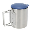 Lixada 220ml Outdoor Mug Portable Camping Picnic Water Cup Stainless Steel Vacuum Double Wall