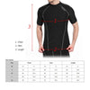 Lixada Men Short Sleeves Quick Drying Breathable Sports T-shirt Compression Shirt for Indoor & Outdoor Workout Fitness