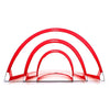 TOMSHOO 2pcs Pop Up Soccer Goal Portable Soccer Nets with Carry Bag Sizes 2.3feet / 4feet / 6feet