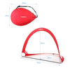 TOMSHOO 2pcs Pop Up Soccer Goal Portable Soccer Nets with Carry Bag Sizes 2.3feet / 4feet / 6feet