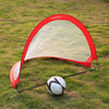 TOMSHOO 2pcs Pop Up Soccer Goal Portable Soccer Nets with Carry Bag Sizes 2.3feet / 4feet / 6feet