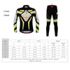 WOSAWE® Quick Dry Breathable Bike Bicycle Mountain Biking Unisex Cycling Jersey Pants Tights Clothing Sets Suits Long Sleeve Outdoor Sports