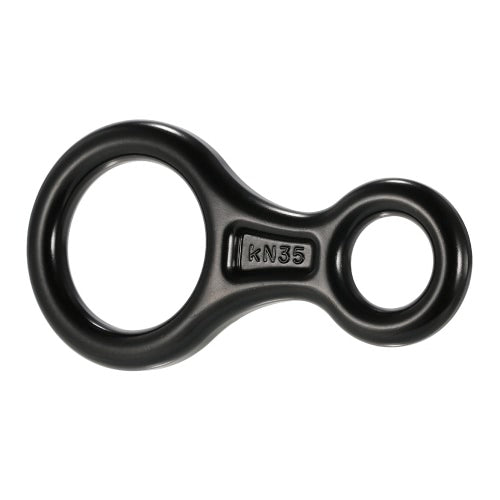 Lixada 35KN Rescue Figure 8 Descender Outdoor O-ring Hook Rappel Device for Rappelling Belaying Rock Climbing