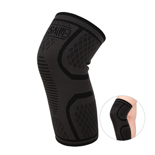 WOSAWE 1pc Elastic Compression Knee Brace Cycling Running Hiking Outdoor Sports Fitness Knee Sleeve Pad Support Guard