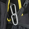 Lixada Pack of 6 Aluminum Carabiner Clip D-ring Locking Carabiner Keychain Hook